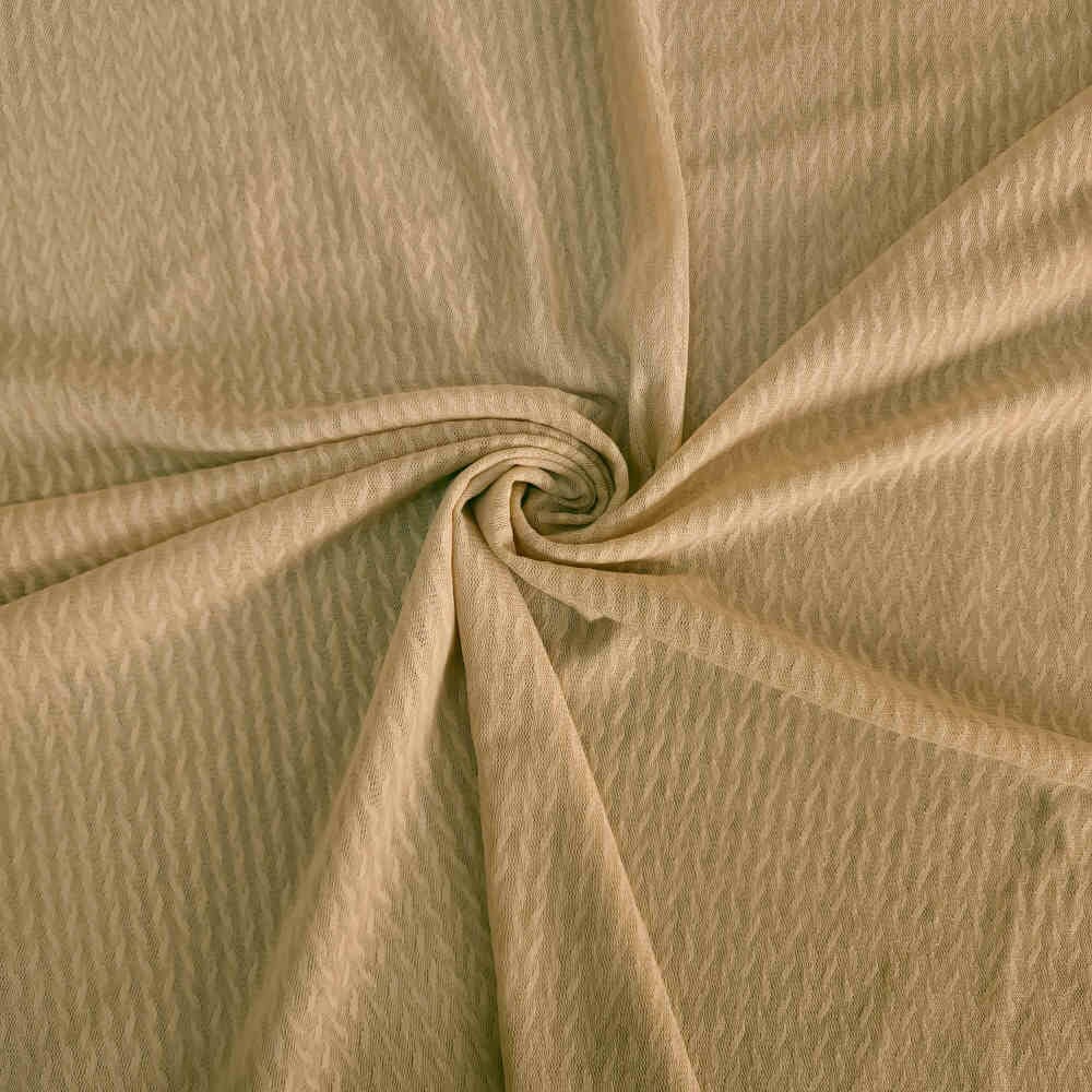 Dobby Abstract Mesh Nude Curtain Dream