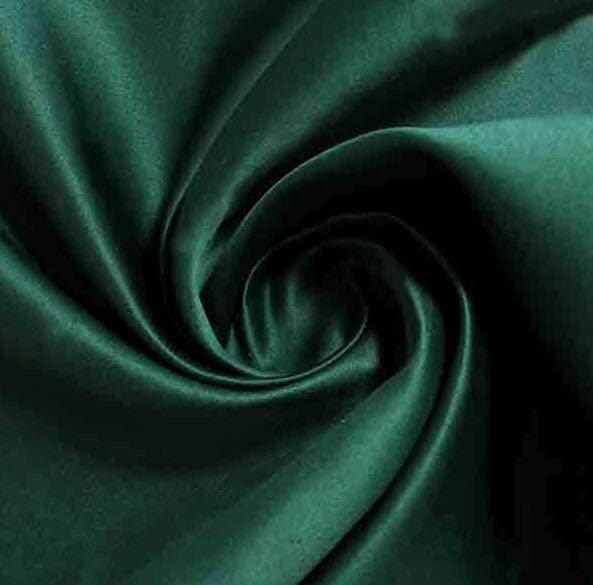 Stretch Duchess Satin – Dark Green