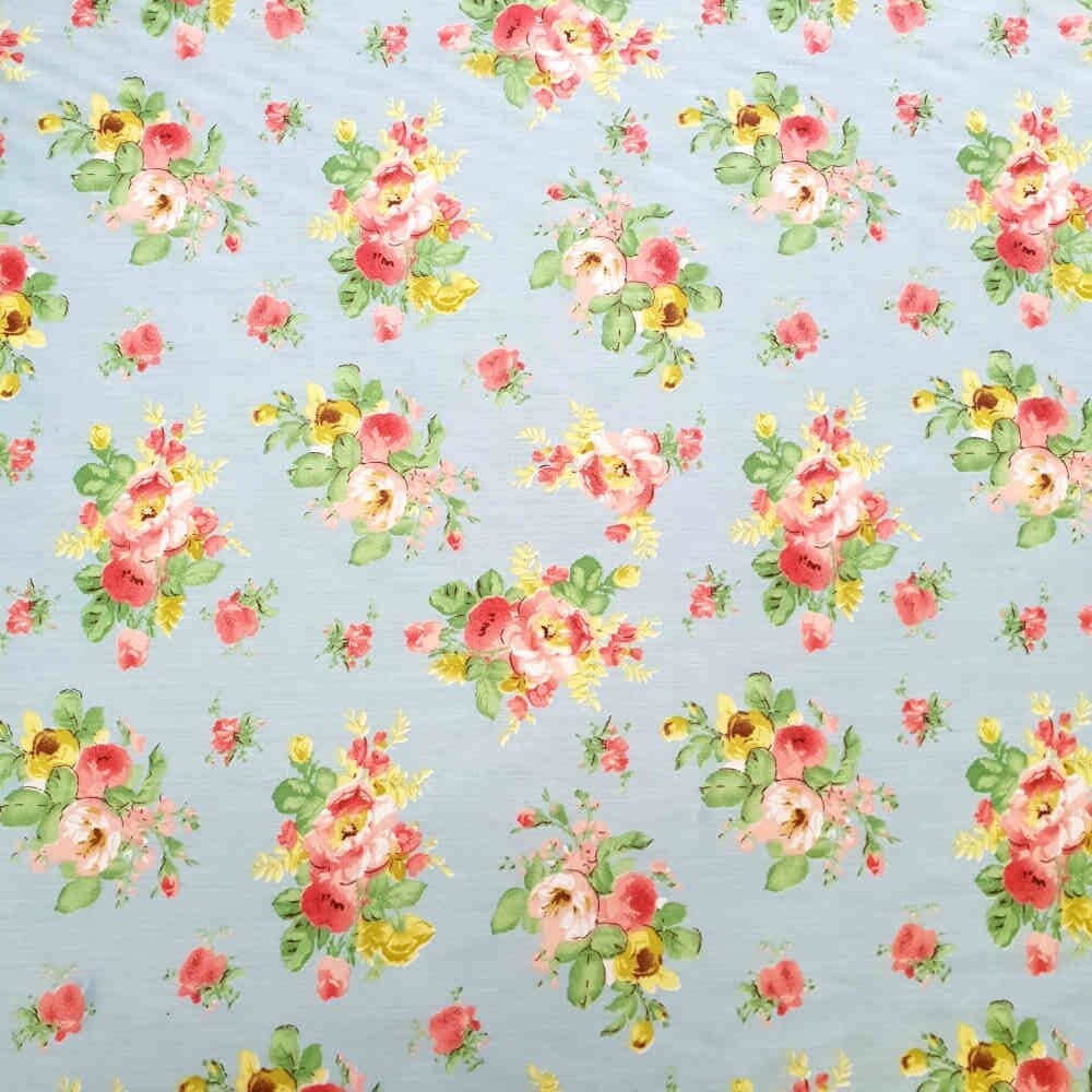 Printed Poly Cotton - Floral