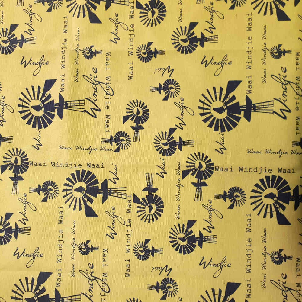 150cm Cotton Canvas Afrikaans Curtain Dream