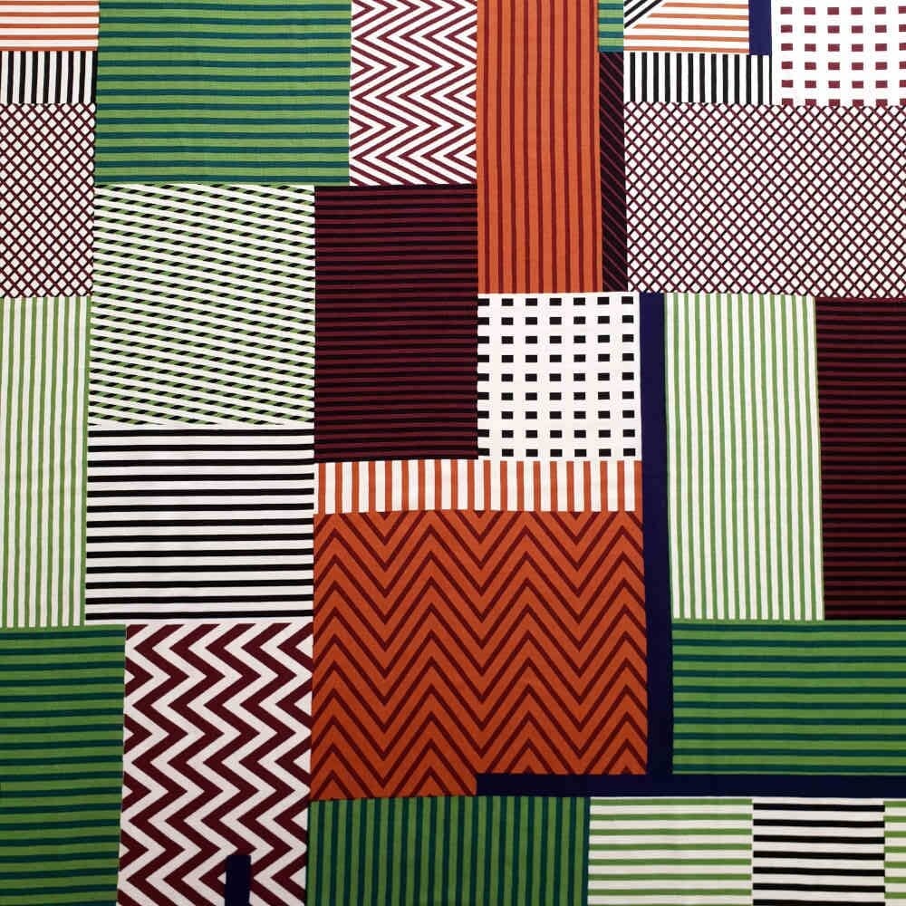 Abstract - Rust & Olive Green