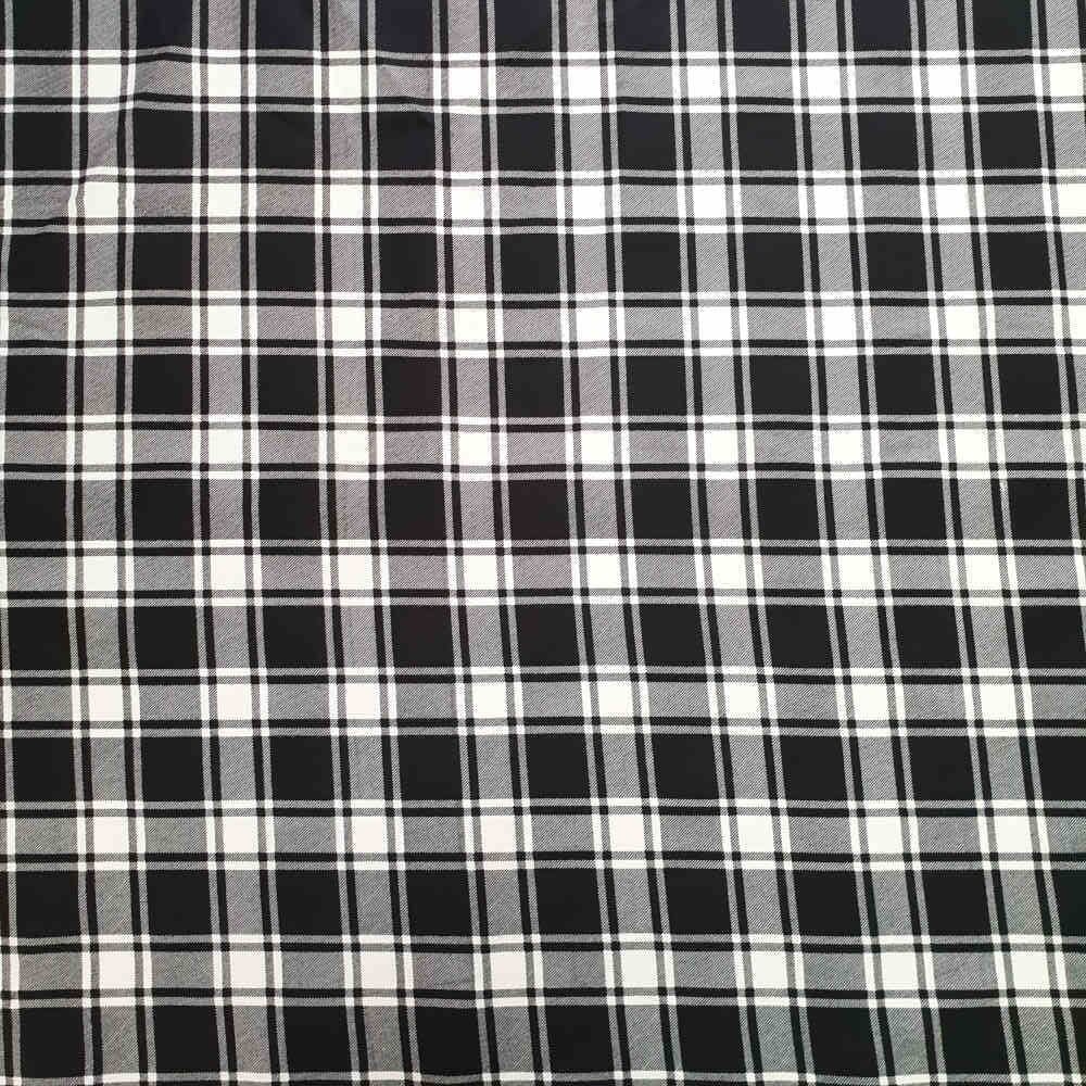 Printed Mini-Matt - Gingham - Black