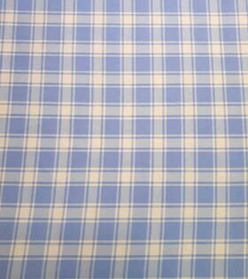 Printed Mini-Matt - Gingham - Light Blue