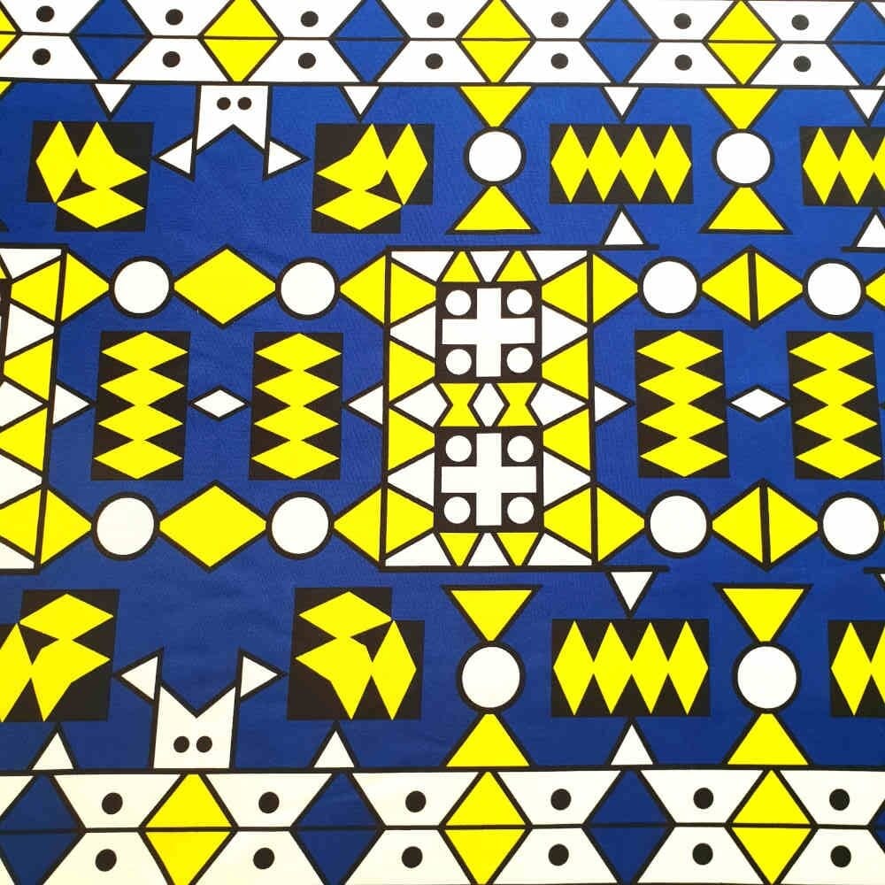 Printed Mini-Matt - Ethnic - Blue