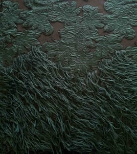 Feather Brocade - Bottle Green