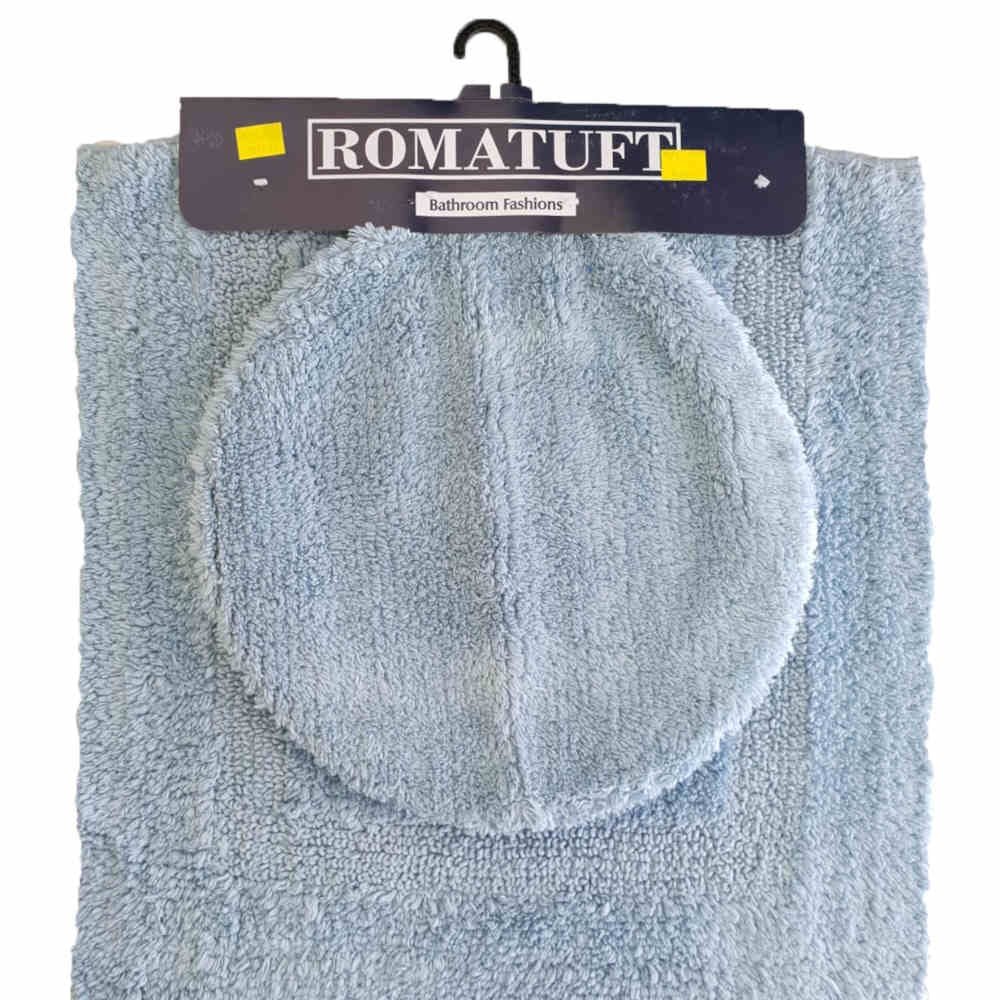 Romatuft Bathroom Mat Sets - Blue