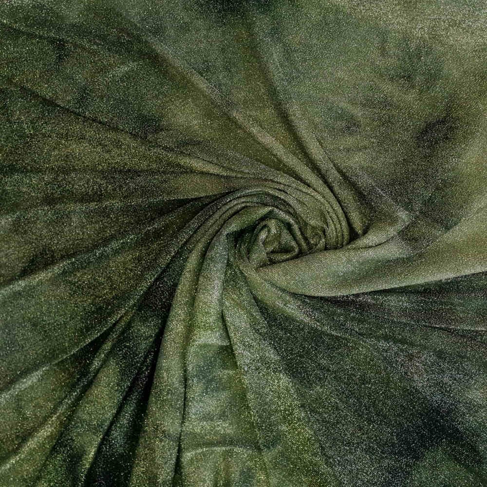 Tie Dye Lurex Knit - Green