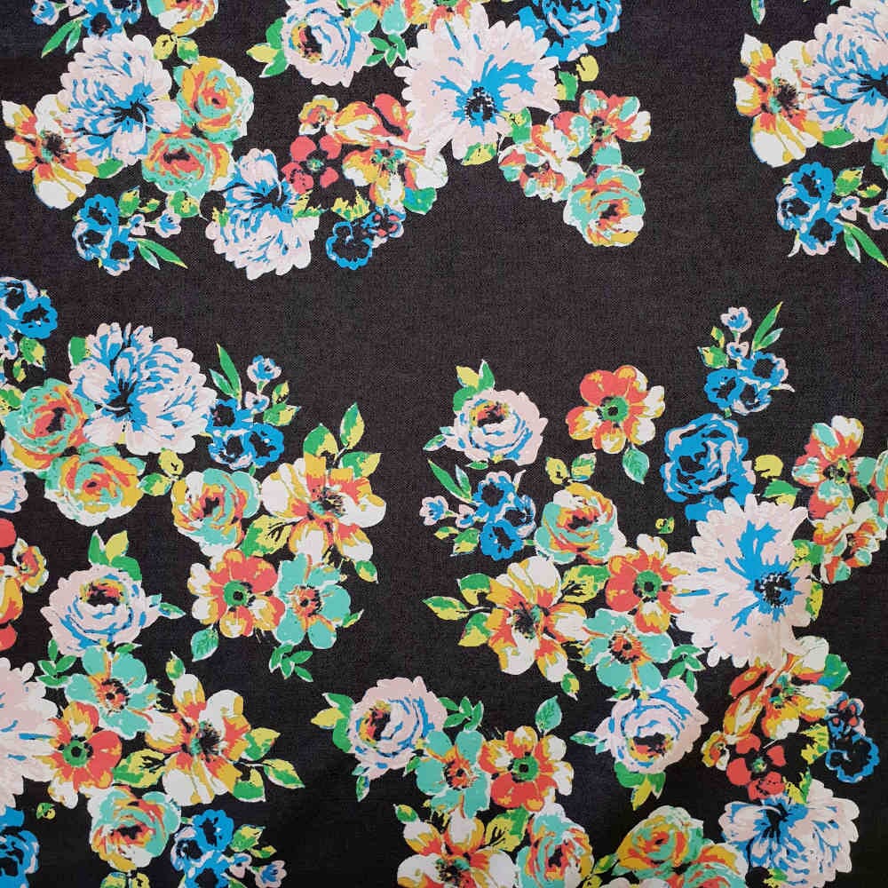 Printed Denim - Floral