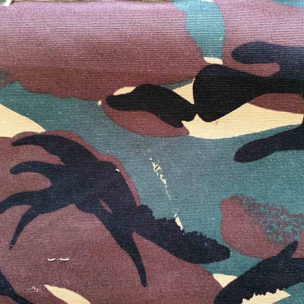 Printed T/C Twill - Camo - Black, Green, Brown & Khaki