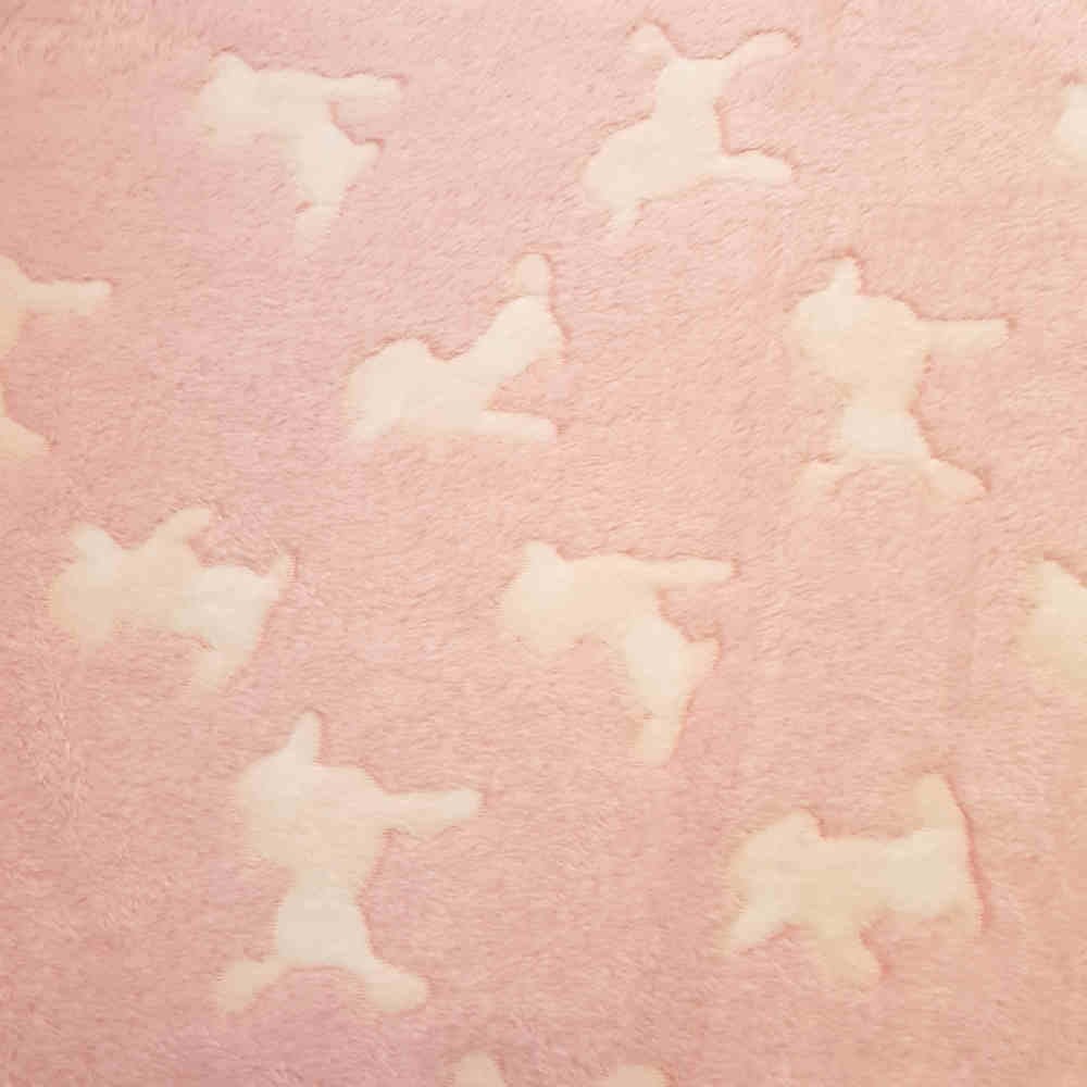 Coral Velour Fleece - Dogs