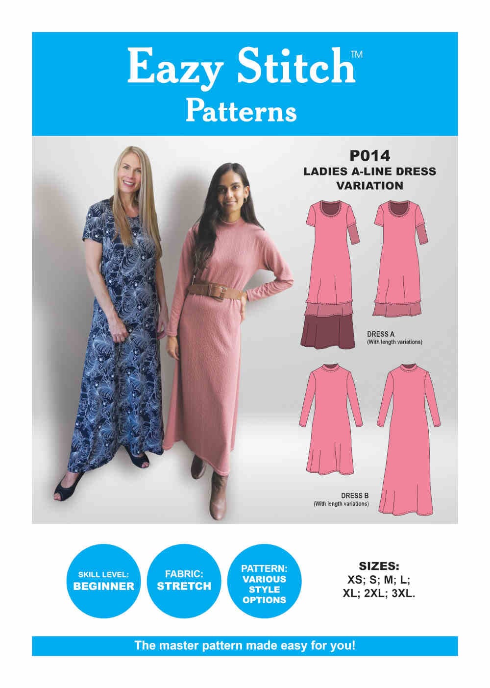 Patterns - Lady's Maxi Dress  - P014
