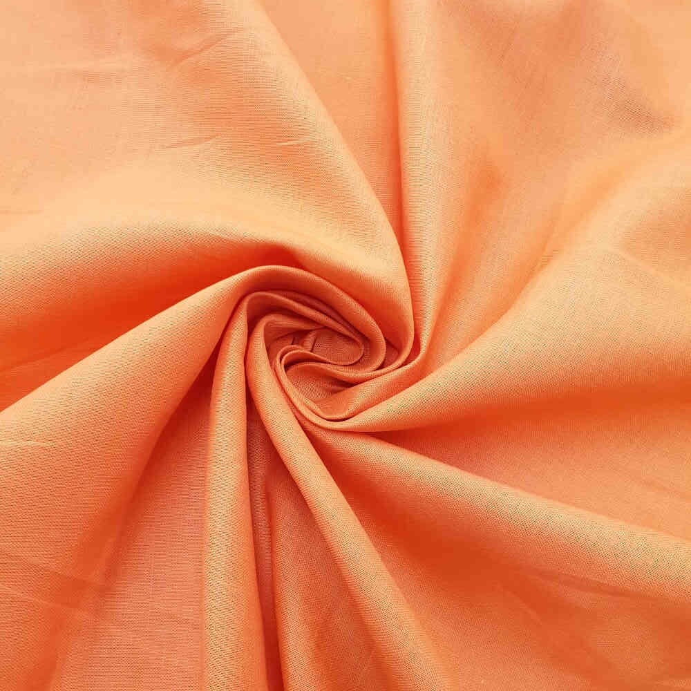 Ramie Linen Orange Curtain Dream