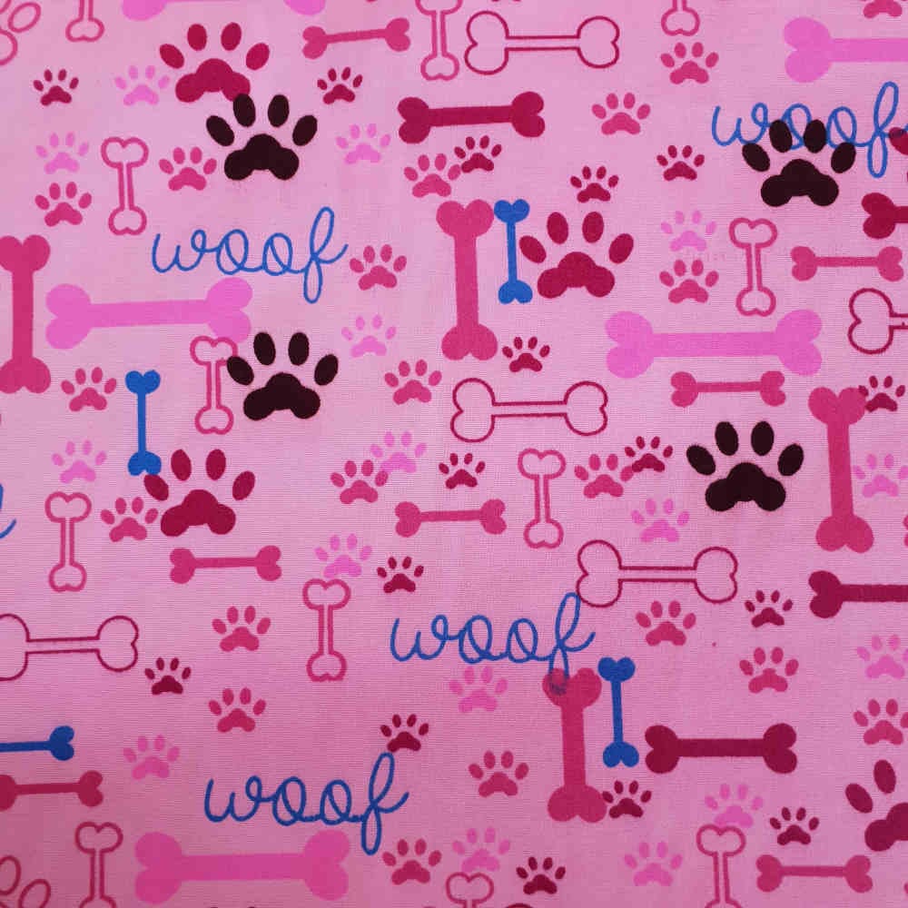 Printed Poly Cotton - Woof
