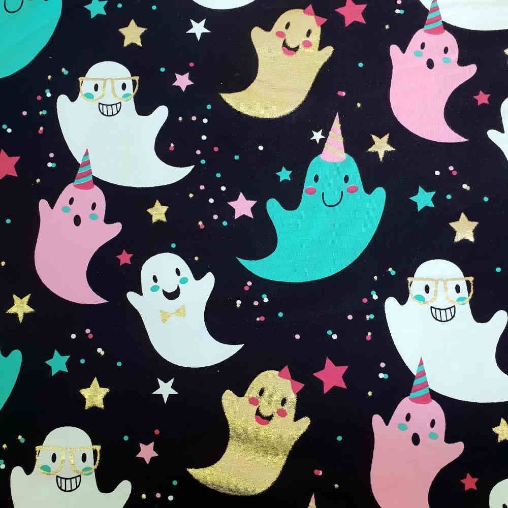 Printed T-Shirting - Ghosts
