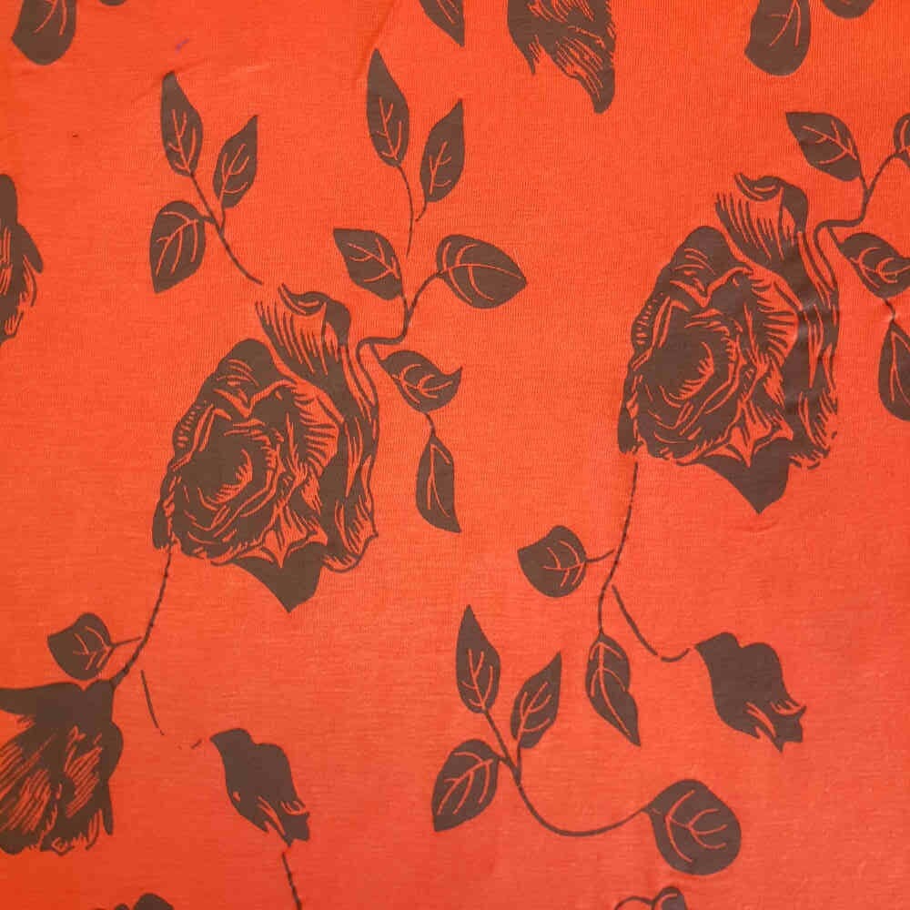 Printed T-Shirting - Floral