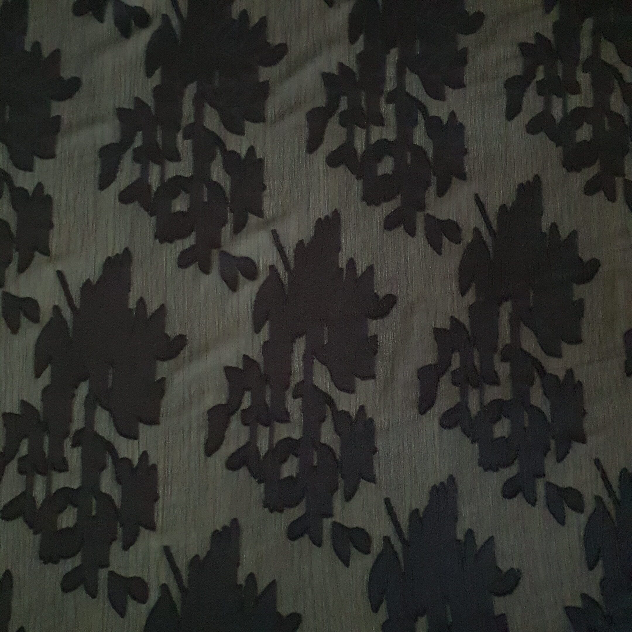 Burn Out Uragri Chiffon - Black