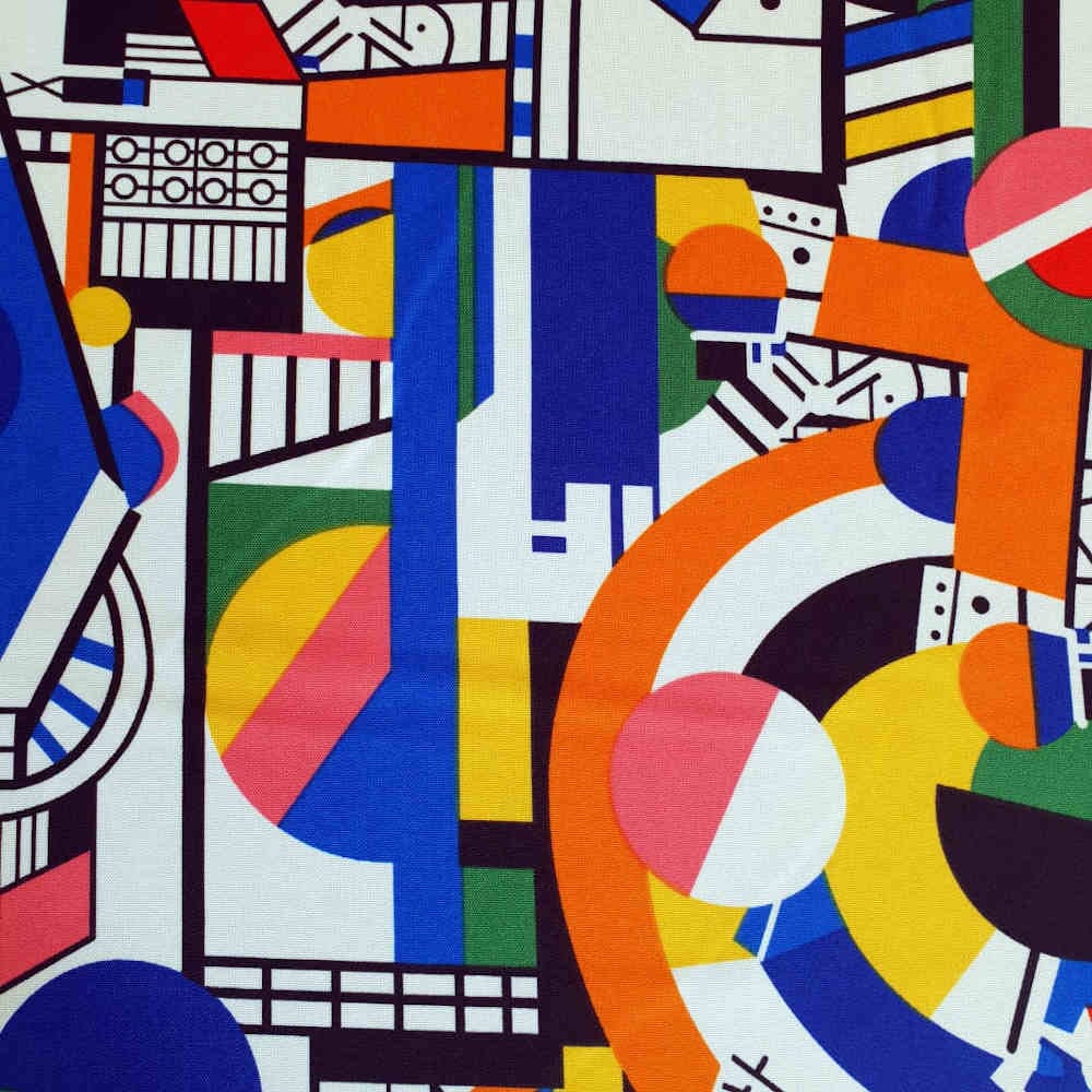 Printed Mini-Matt - Abstract - Multicolored