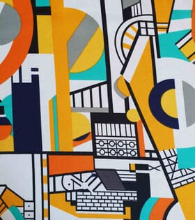 Printed Mini-Matt - Abstract - Multicolored