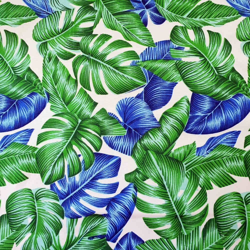 Printed Poly Cotton – Tropical Leaves | Curtain Dream