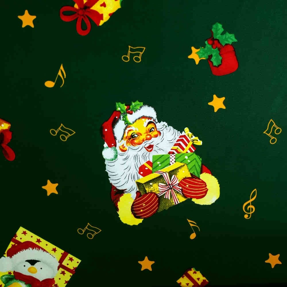 Printed Mini-Matt - Christmas - Bottle Green