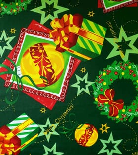 Printed Mini-Matt - Christmas - Bottle Green