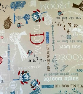 Printed Mini-Matt - Afrikaans - Khaki