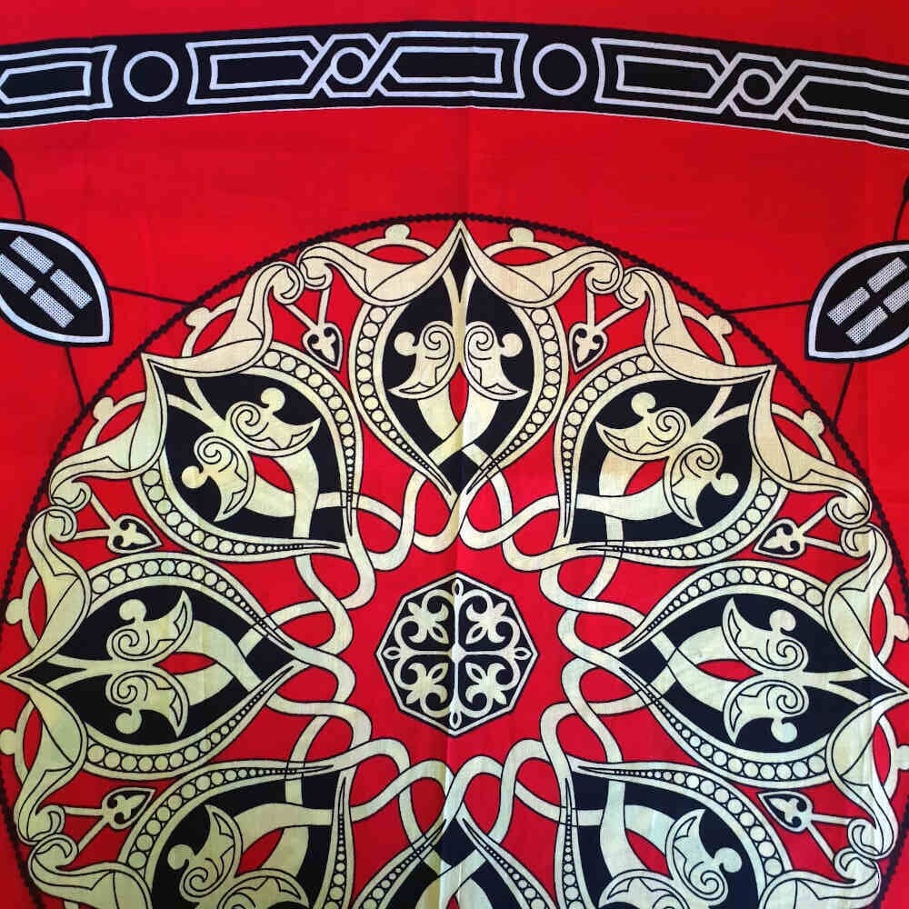 100% Khanga Cotton - Red