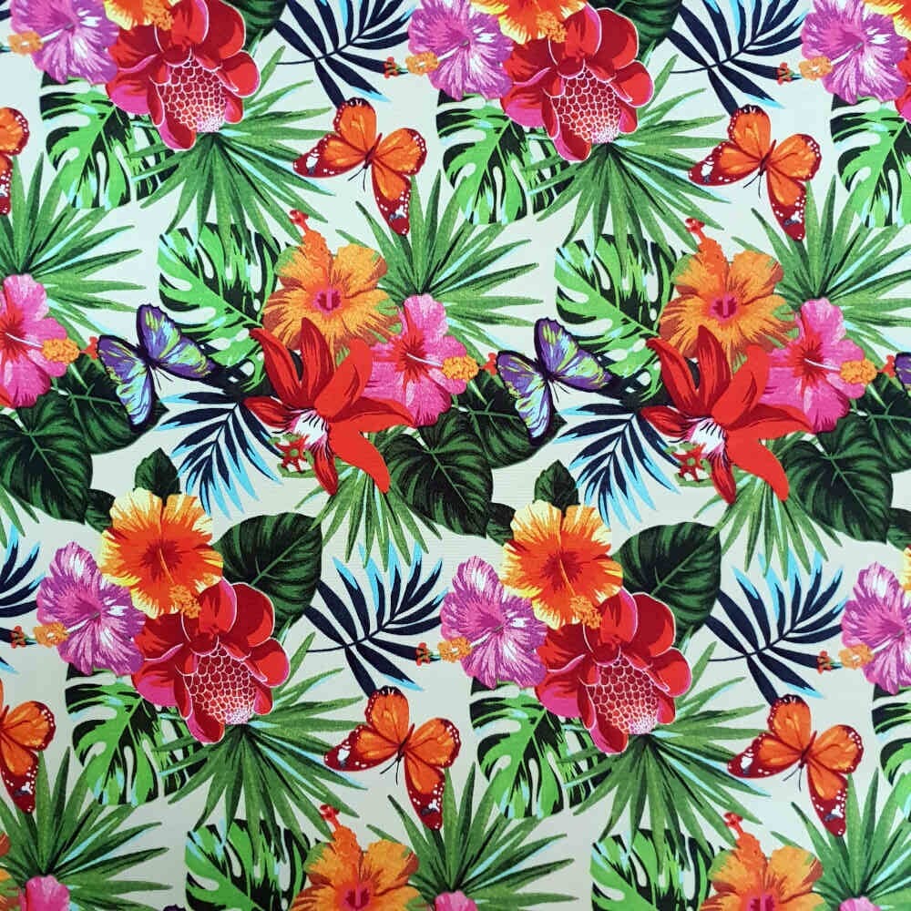 Printed Mini-Matt – Tropical – Multicolored | Curtain Dream