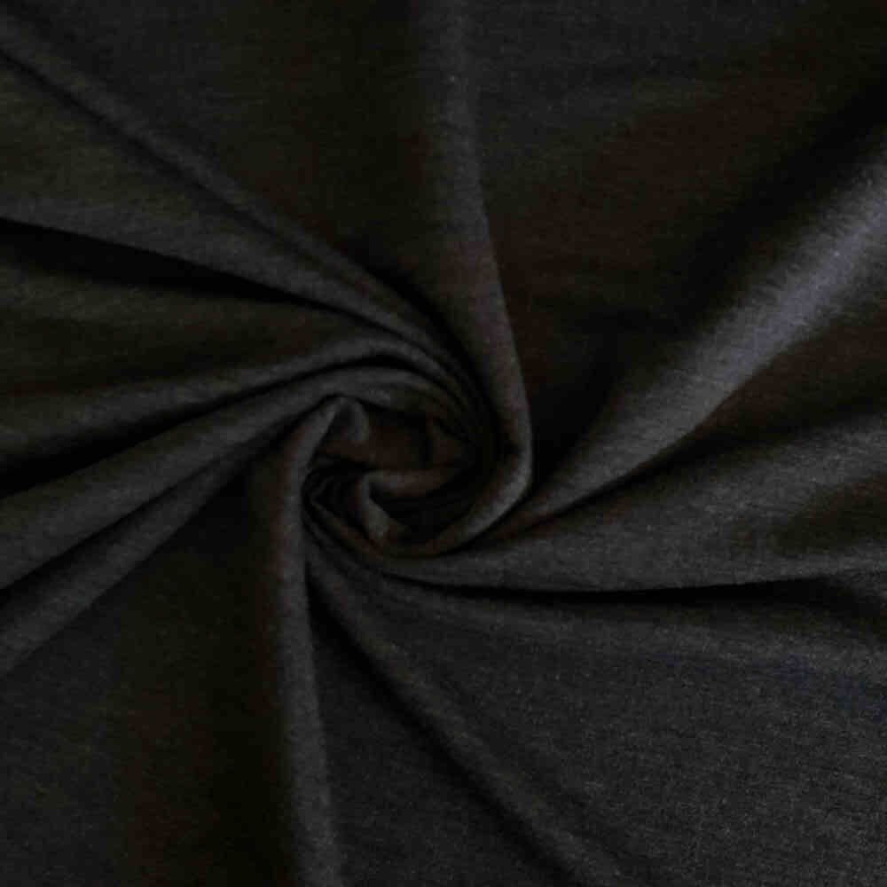 Unbrushed Terry Cotton Tracksuiting Dark Grey Curtain Dream