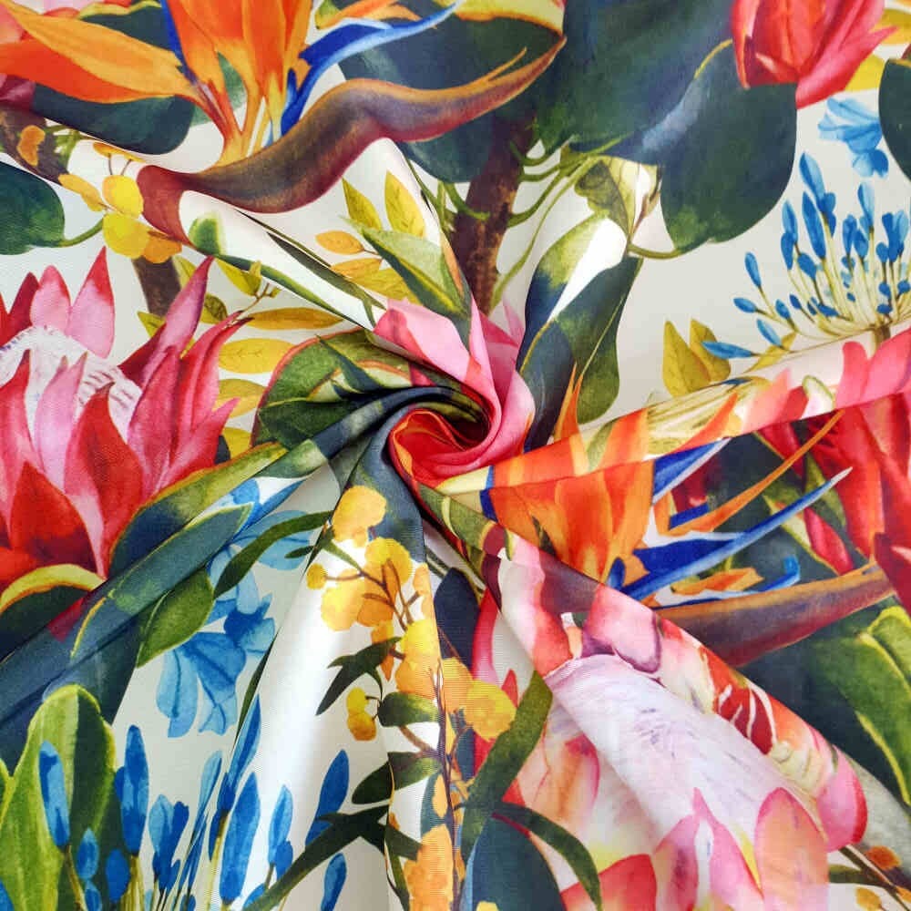 150cm Cotton Canvas – Protea | Curtain Dream