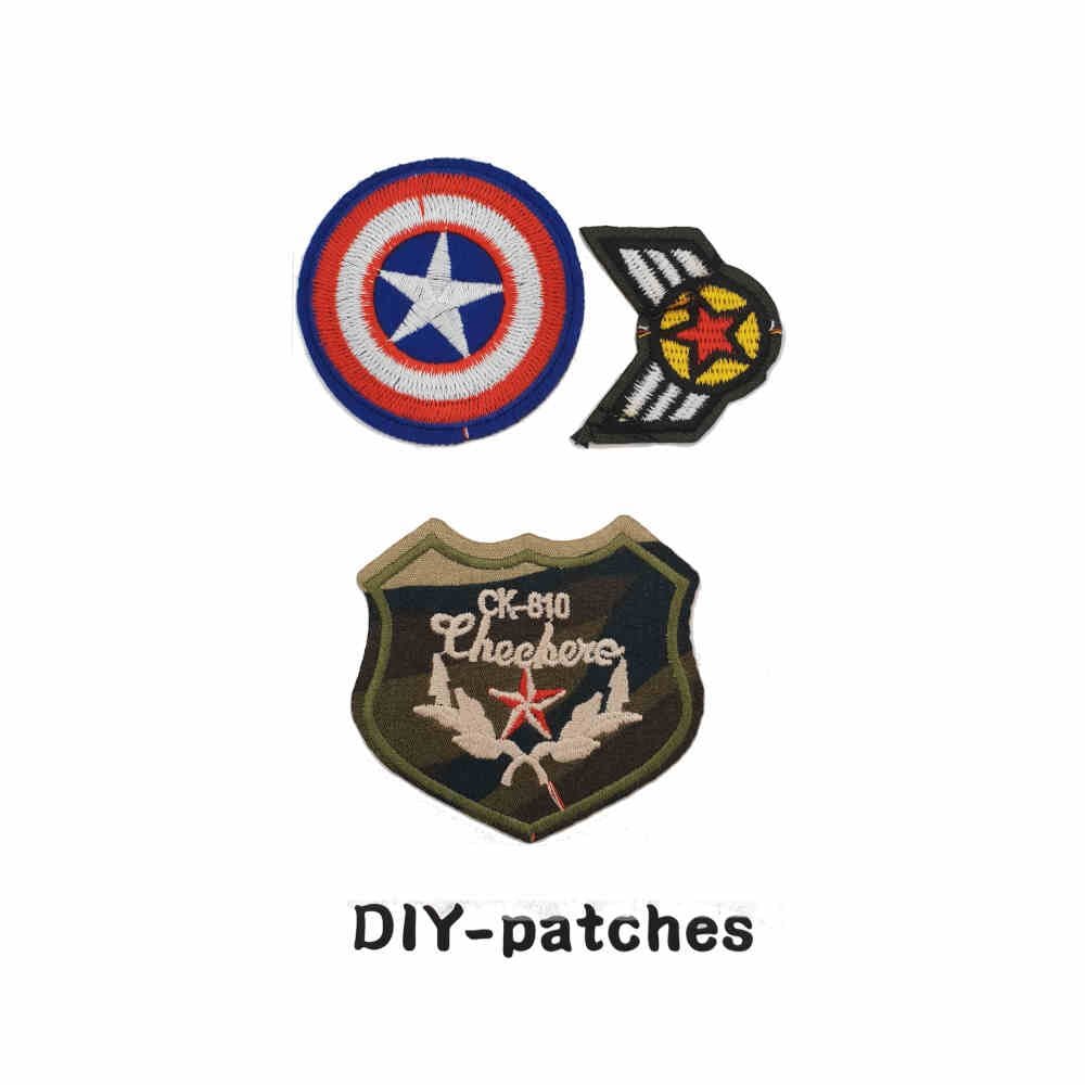 Iron On Motifs - Set of 3 - Military 3