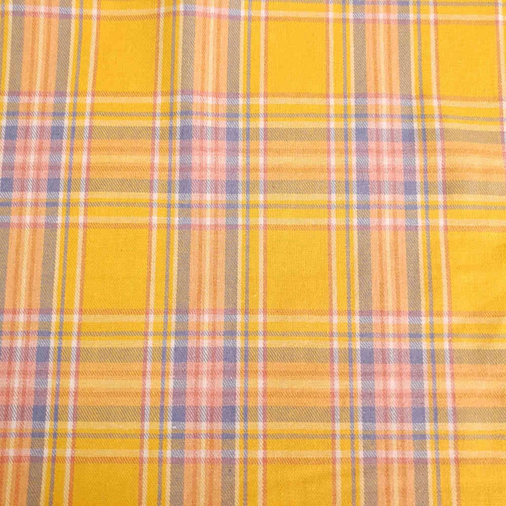 Assorted Winter Checks - Canary Yellow