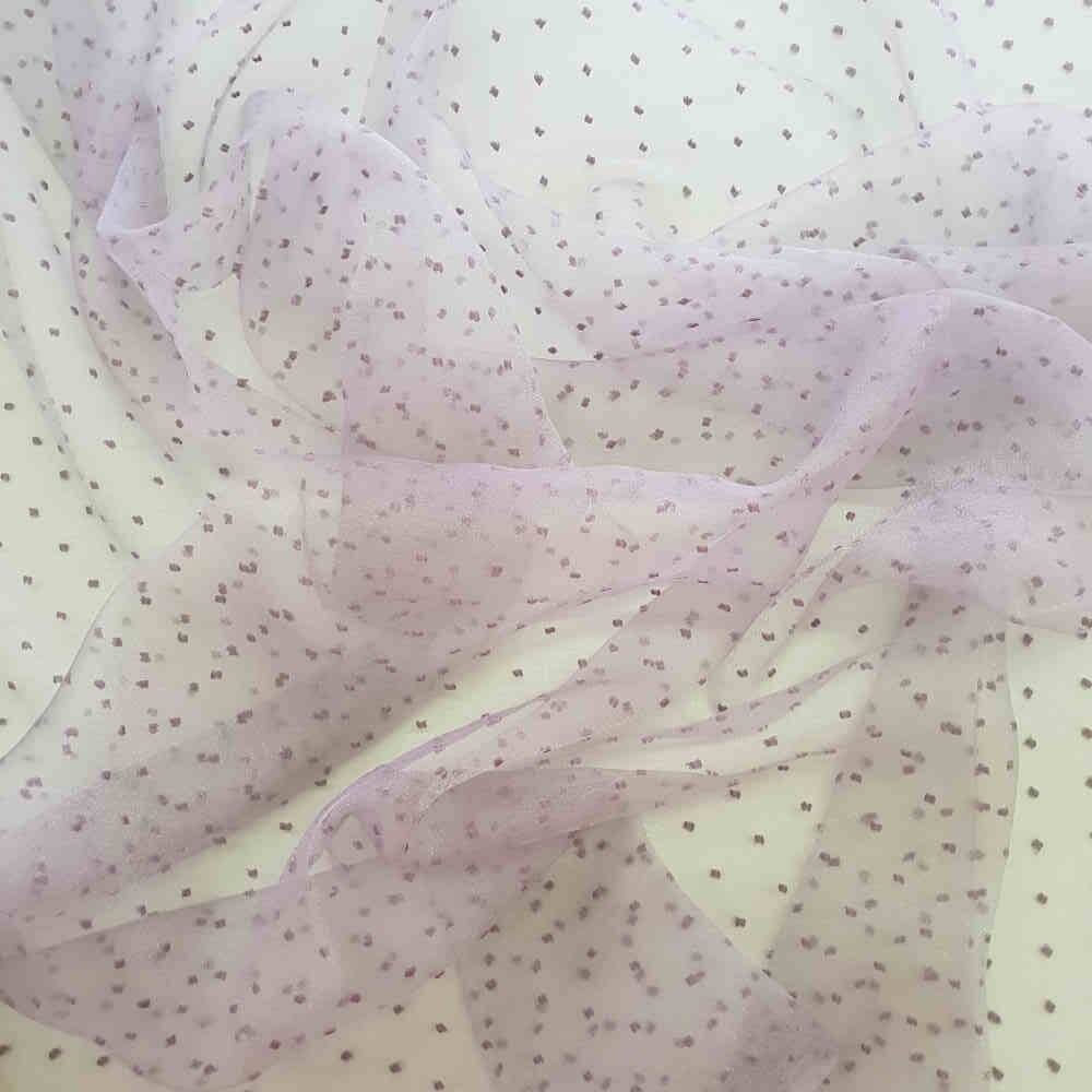 Dobby Organdy Satin - Dark Grey