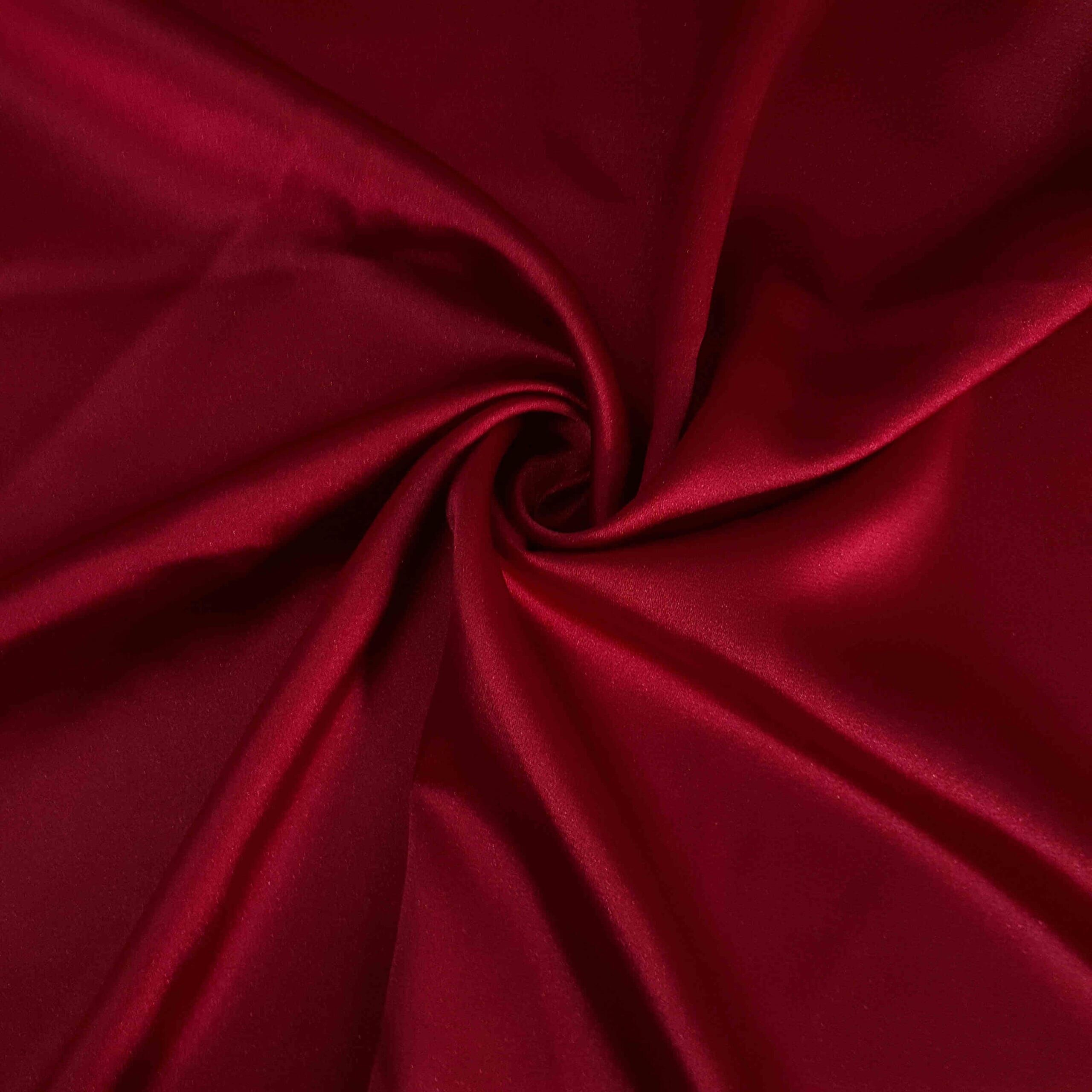 Stretch Silk Satin – Maroon | Curtain Dream