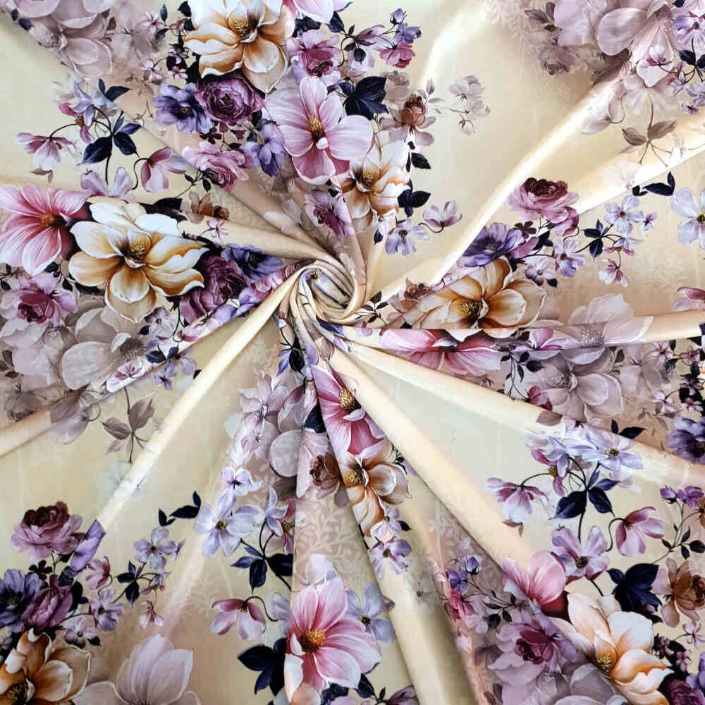 Printed Dty Floral Curtain Dream