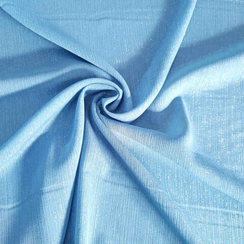 Yoryu Metallic Chiffon – Pale Blue | Curtain Dream