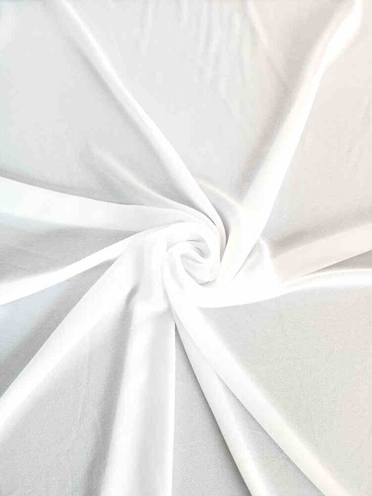 Pebble Viscose Chiffon – White | Curtain Dream