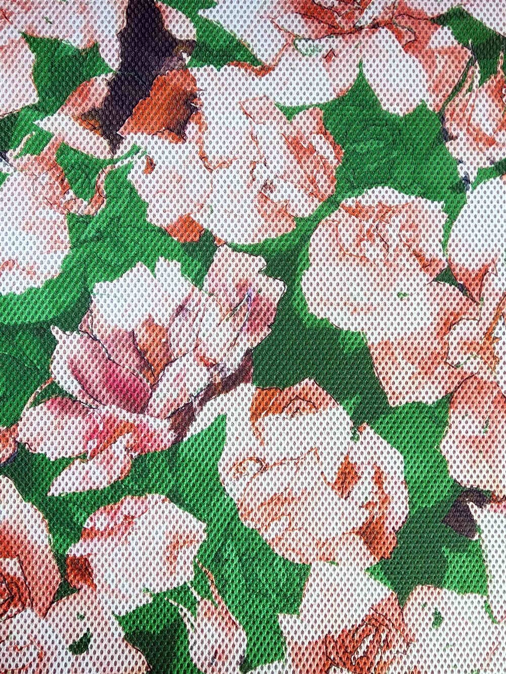 Printed Airtech Mesh Floral Curtain Dream