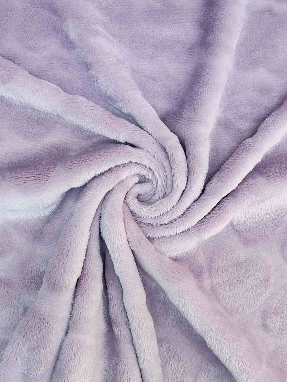 Jacquard Fleece Hearts Lavender Curtain Dream