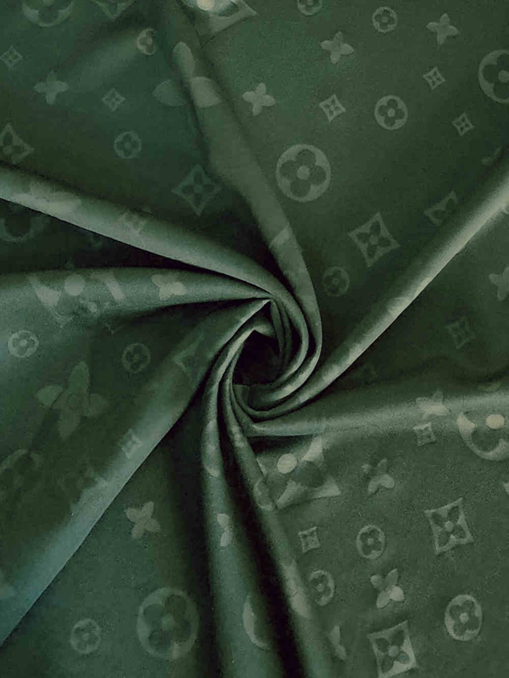 Embossed Scuba Bottle Green Curtain Dream