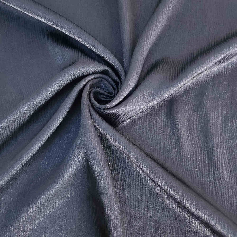 Metallic Yoryu Satin – Black | Curtain Dream