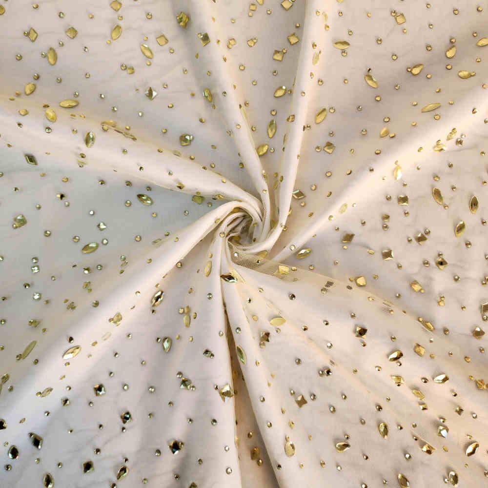 Rhinestone Tulle Buttercup Curtain Dream