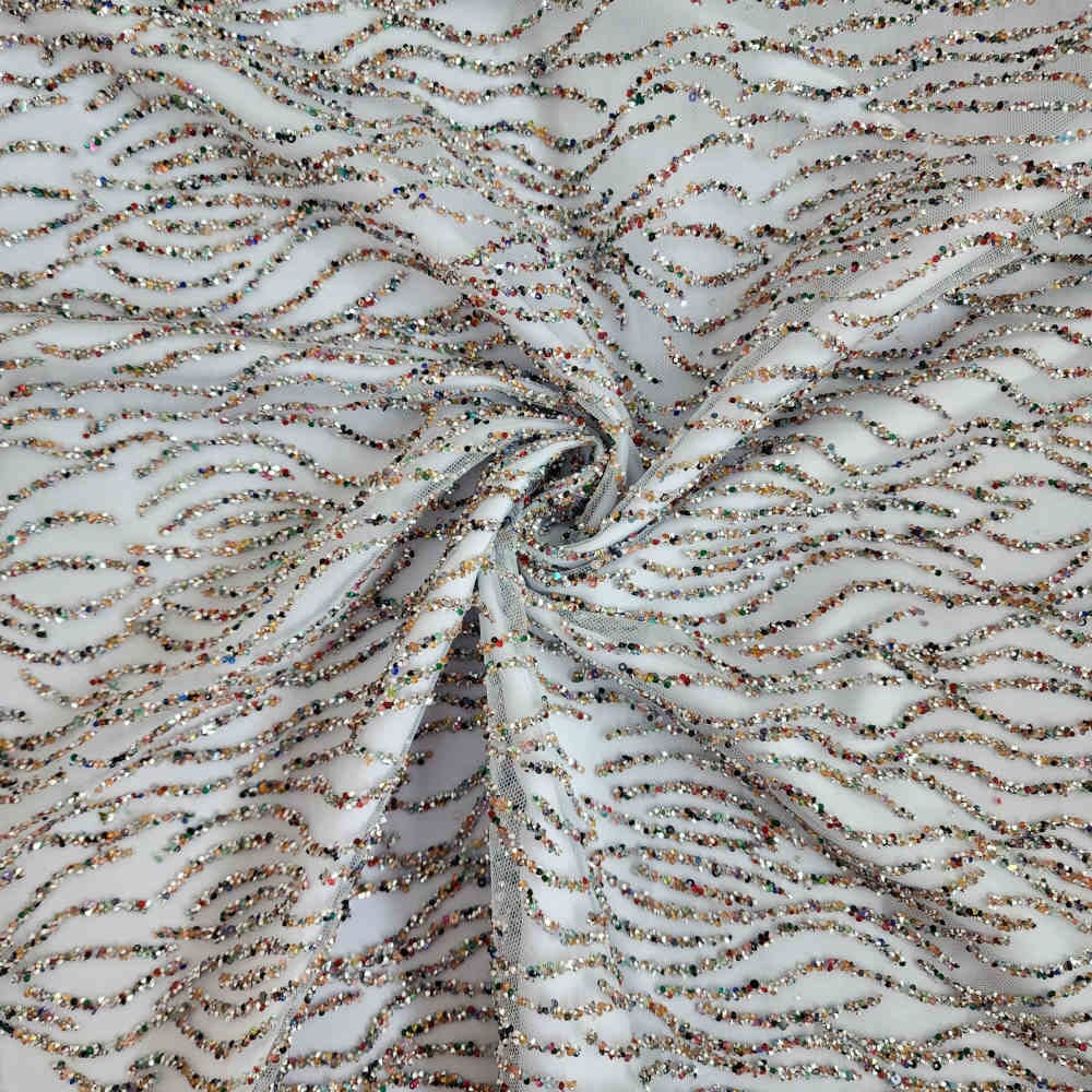 Mila Spankle Tulle - Aqua