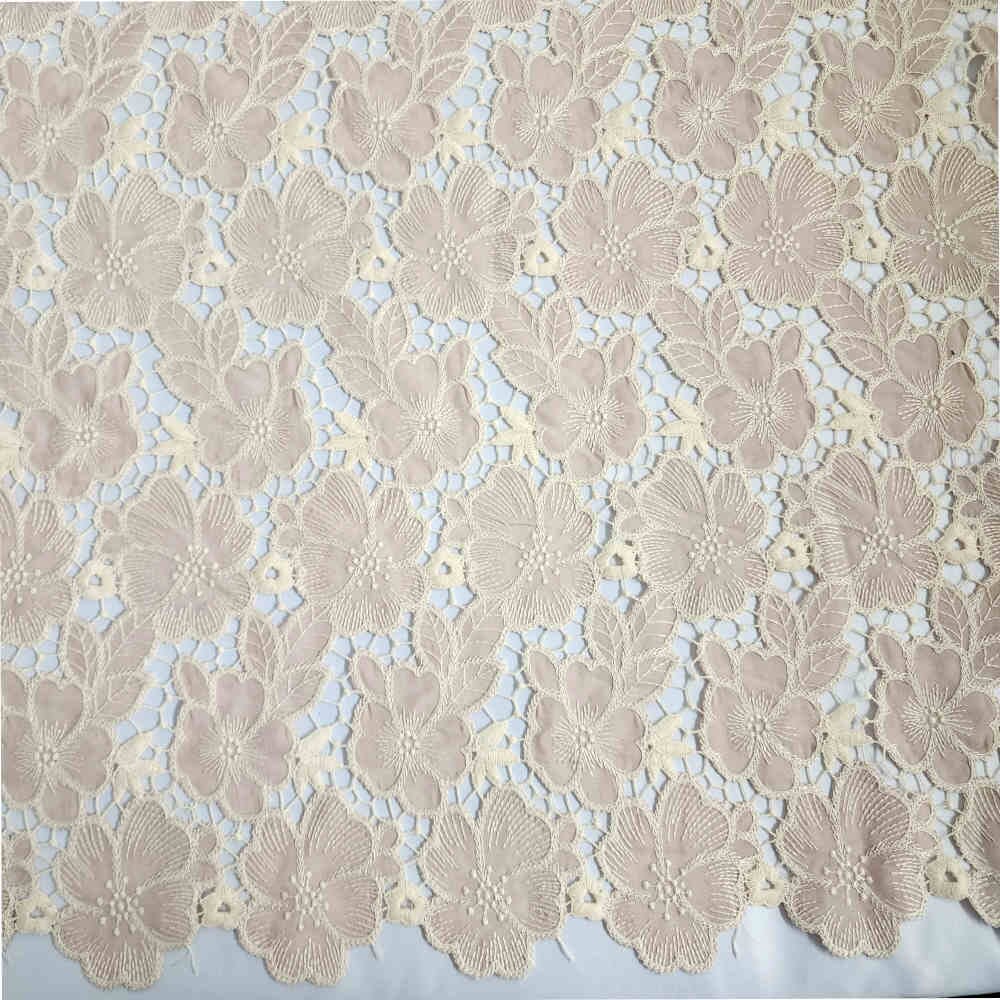 Cotton Madeira Lace – Beige | Curtain Dream