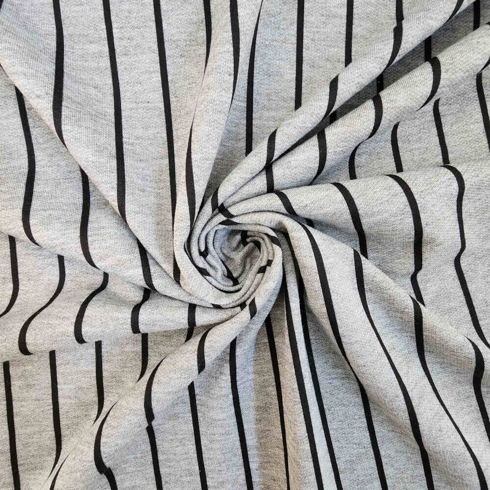 Stripe Terry Knit Top & Shorts Set
