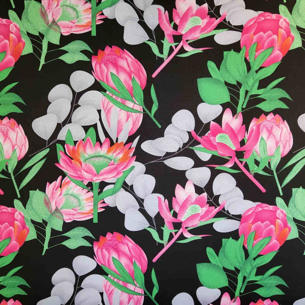 Printed Mini Matt Protea Design 34 140 cm