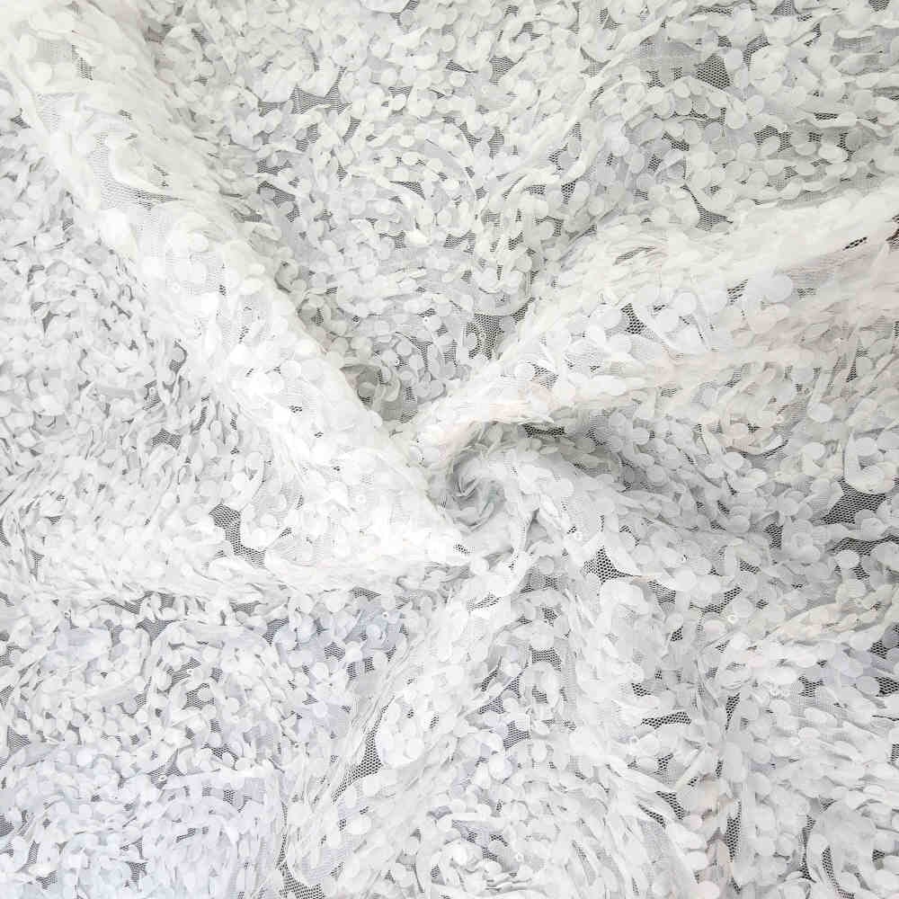 Rose On Mesh White Curtain Dream